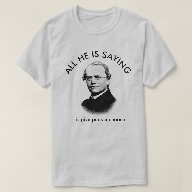 T-shirt Donnez une chance aux petits pois (Design devant)