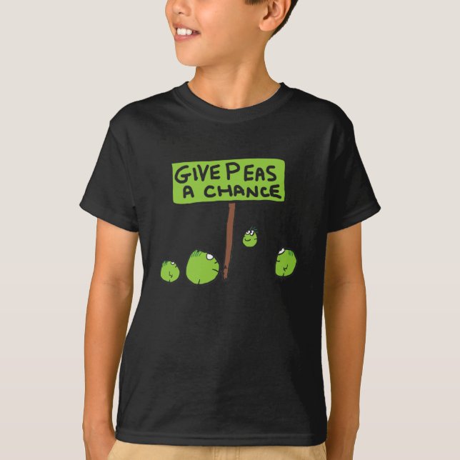 T-shirt Donnez Une Chance Aux Pois (Devant)