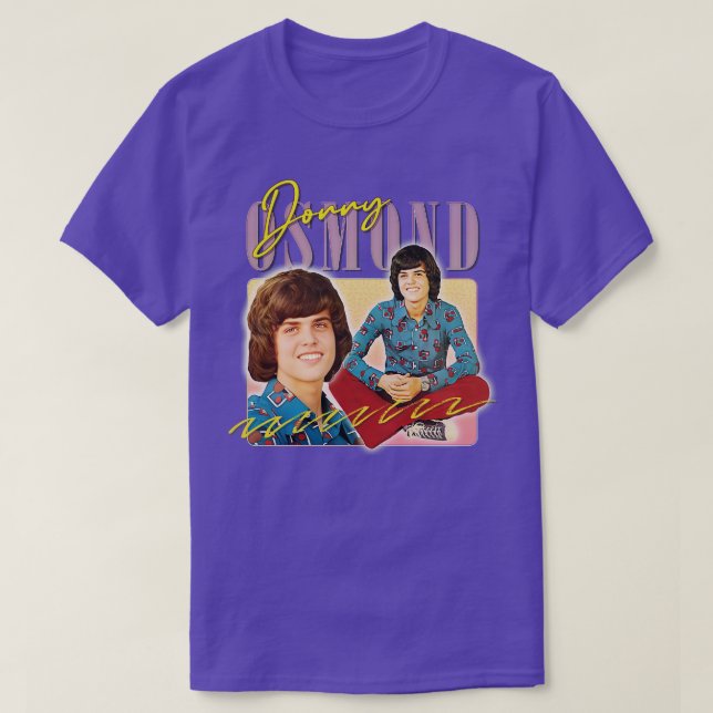 T-shirt Donny Osmond Retro les années 70 conception esthét (Design devant)