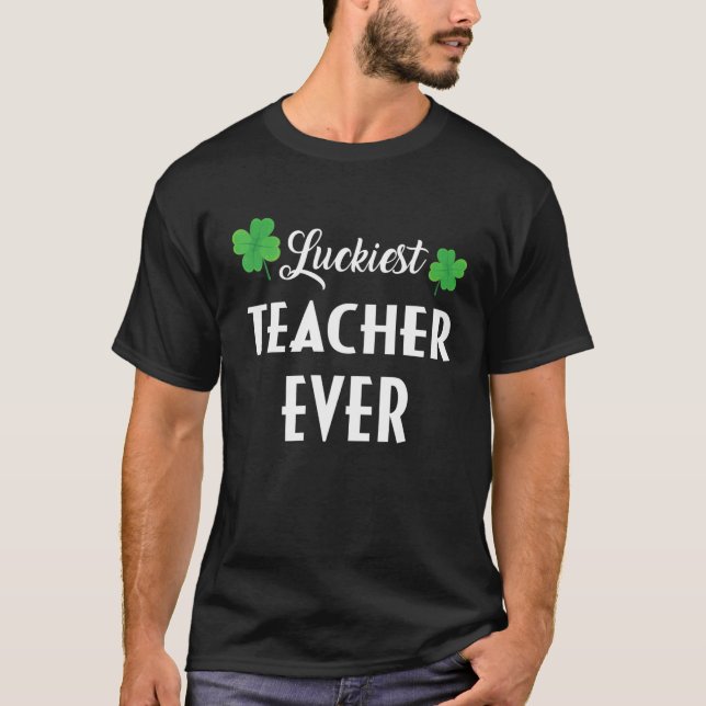 T-shirt Dons amusants Saint Patrick's Day Enseignant le pl (Devant)