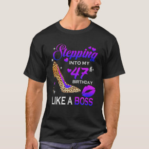 T-shirt Dons De 47E Anniversaire Des Femmes Entrant Dans 4
