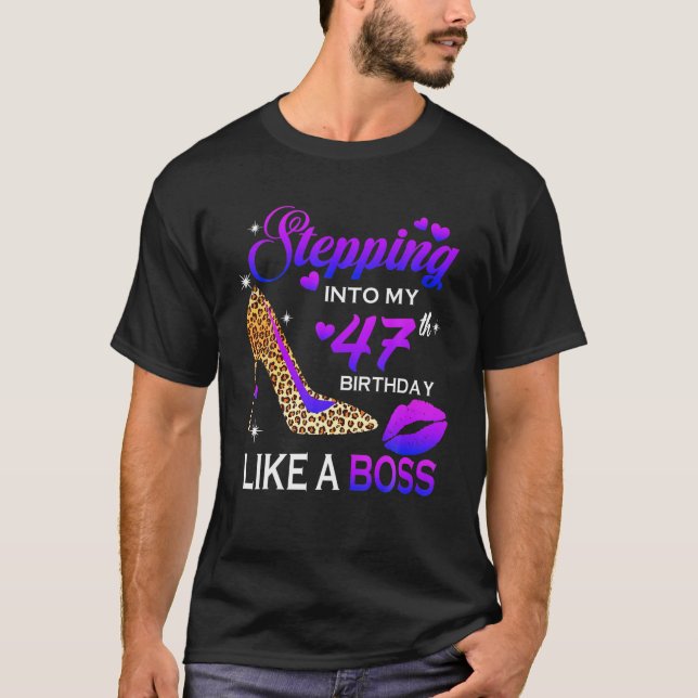 T-shirt Dons De 47E Anniversaire Des Femmes Entrant Dans 4 (Devant)