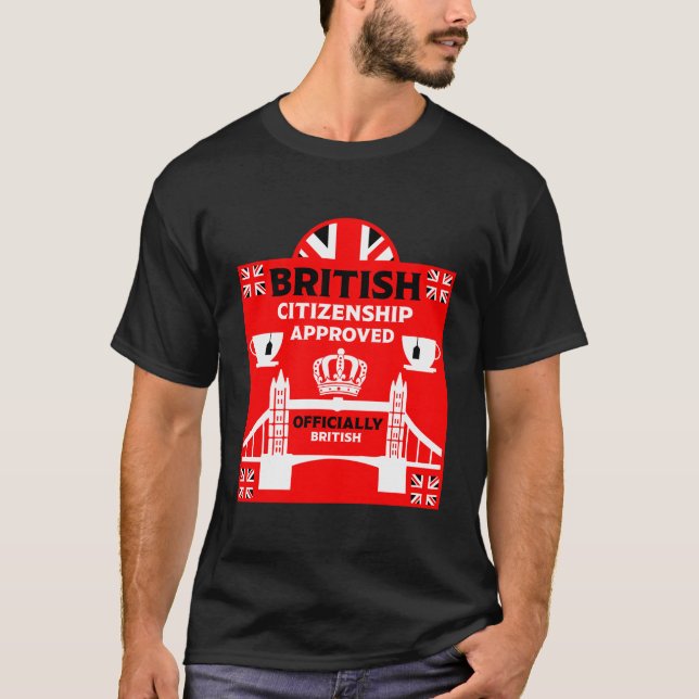 T-shirt Dons de citoyenneté britannique (Devant)
