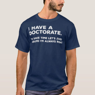 T-shirt Dons de doctorat