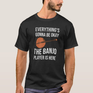 T-shirt Dons de Funny Banjo Player  Louvain de bluegrass
