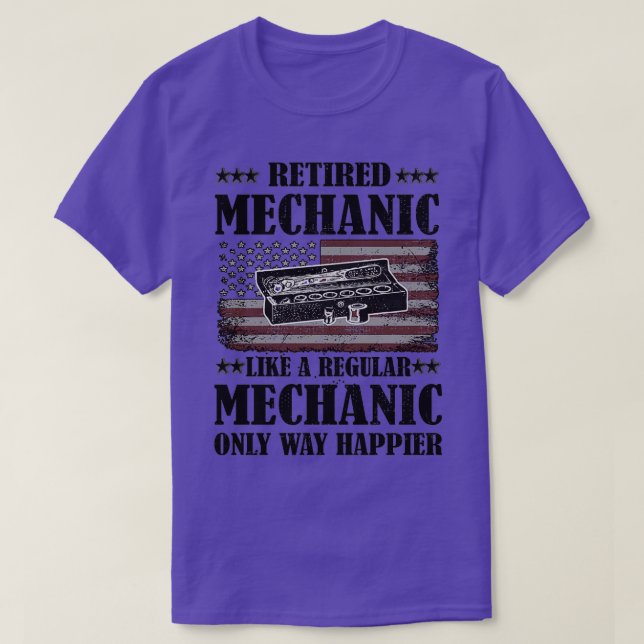 T-shirt Dons de la partie de retraite mécanique à la retra (Design devant)