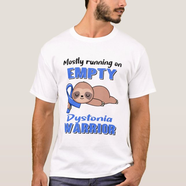 T-shirt Dons de sensibilisation à la dystonie amusante (Devant)