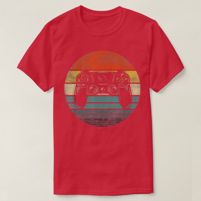 T-shirt Dons Vidéo Drôle Retro Game Controller Gam (Design devant)