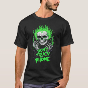 T - SHIRT DONT TOUCH TELEFON NEUES FASHION DESIGNE