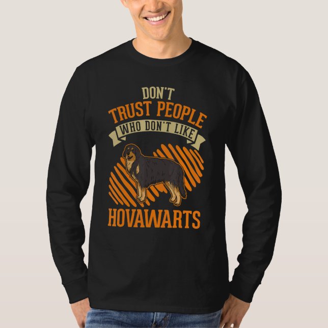T-shirt Don't Trust people Who don't like Hovawarts (Devant)