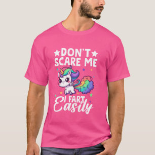 T-shirt Donu2019t Me Faire Peur Je Pense Facilement Drôle 