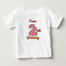 T-shirt Donut Baby 2e anniversaire