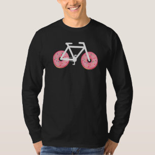 T-shirt Donut Bike Wheels Vélo Cycliste Alimentation Cycli