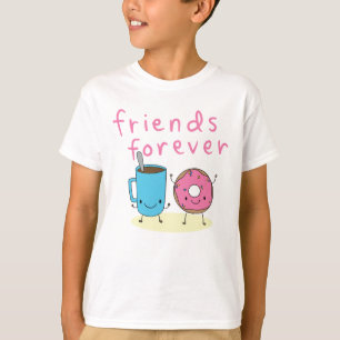 T-shirt Donut et café meilleur ami