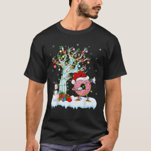 T-shirt Donut Lights Xmas Tree Dabbing Dabbing Donut Chris