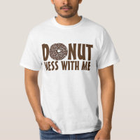 Donut Mess With Me Chocolate Coconut Doughnut Tee