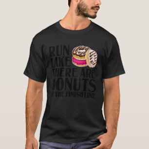 T-shirt Donut pour hommes femmes Cool Runner Sports Doughn