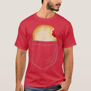 T-shirt Donut rempli de gelée en poche