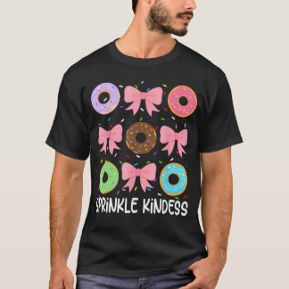 T-shirt Donut saupoudré de gentillesse Funny Girls Femmes 
