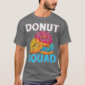 T-shirt Donut Squad Donut Amant Snack Aliments Douceur Dou