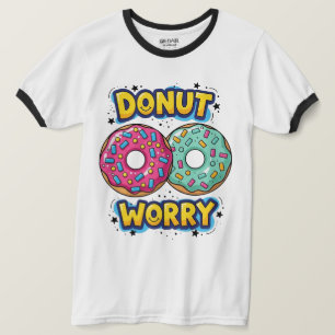 T-Shirt Donut Worry Ringer