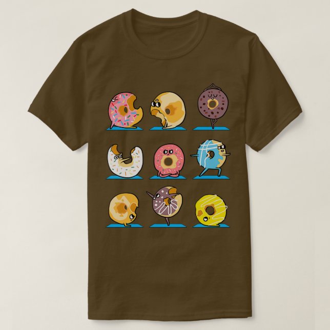 T-shirt Donut Yoga (Design devant)