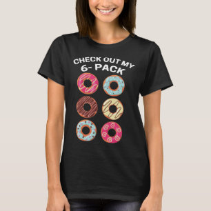 T-shirt Donuts 6 pack Bodybuilding Exercice Gym