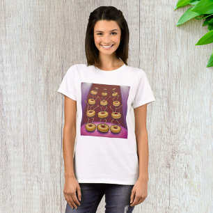 T-shirt Donuts Danser Whimsical Doughnut Caractères