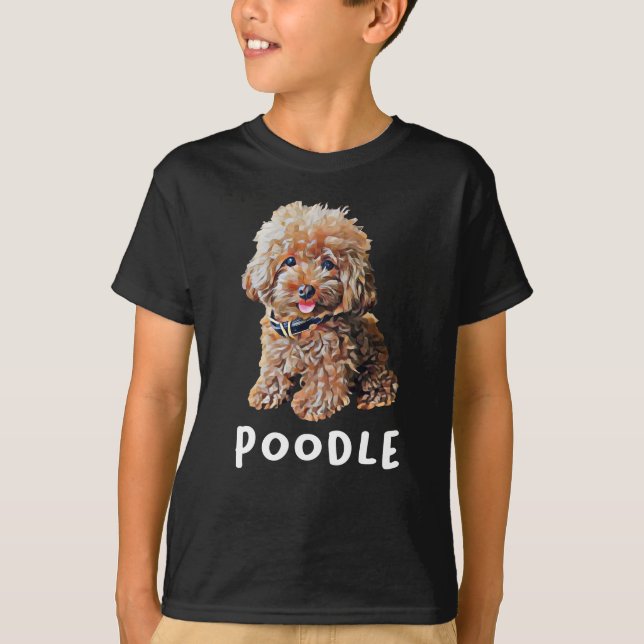 T-shirt Doodle Amoureux des chiens Goldendoodle (Devant)