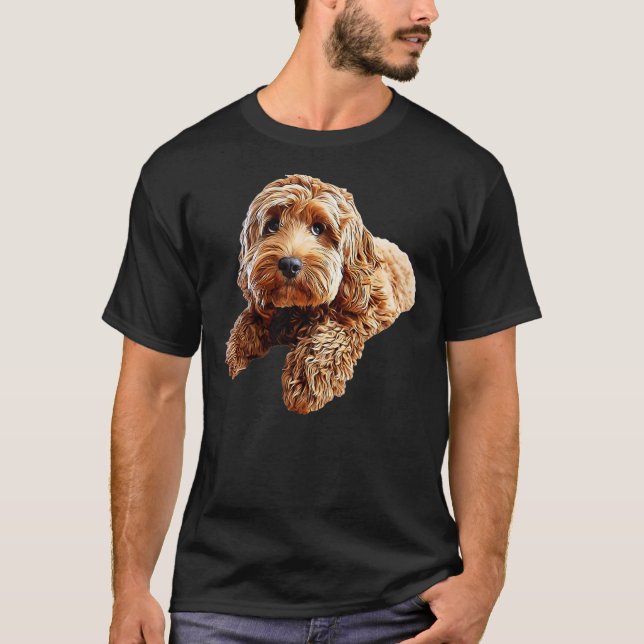 T-shirt Doodle Cockerpoo Cockapo Spoodle mignon Chien chio (Devant)