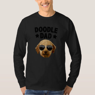T-shirt Doodle Cool Pour Les Hommes Papa Golden Doodle Lab