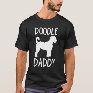 T-shirt Doodle Daddy Cute Dog Goldendoodle cadeau D père