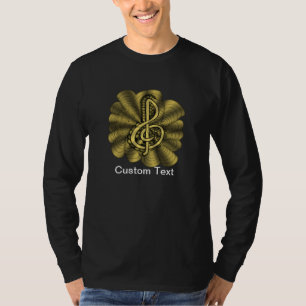 T-shirt Doodle de Clé Treble Or