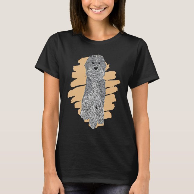 T-shirt Doodle dog (Devant)