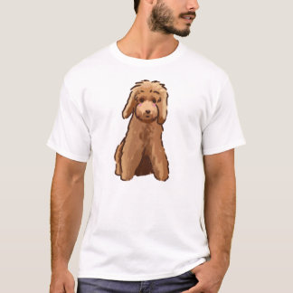 T-shirt Doodle doré mignon