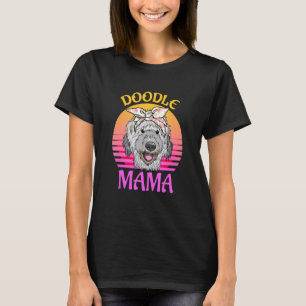 T-shirt Doodle Mama Best Goldendoodle Maman Ever Da de la
