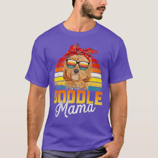 T-shirt Doodle Mama Best Goldendoodle Maman Ever Da de la