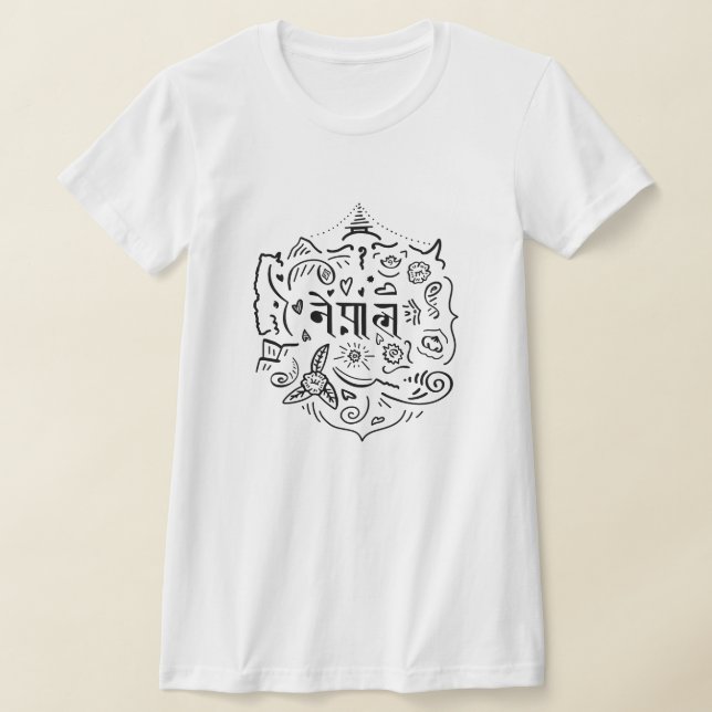 T-shirt Doodle Népal (Poser)