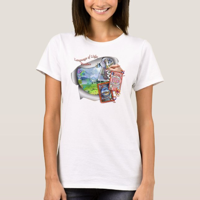 T-shirt Doodling on the Language of Light (Devant)