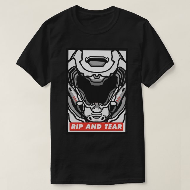 T-shirt DOOM Slayer A Posse Sticker.png (Design devant)