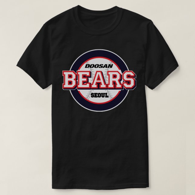T-shirt Doosan Bears Seoul KBO Logo Classic T Shirt (Design devant)