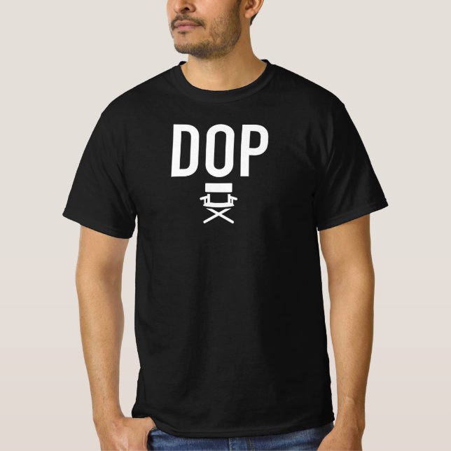 T-shirt DoP Directeur de la photographie Amateurs de films (Devant)