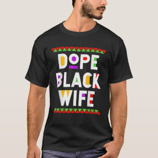 T-shirt Dope Black Femme Africaine Américaine Noire Histoi