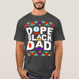T-shirt Dope Black Papa Bonne Fête des pères Cadeau de Fil