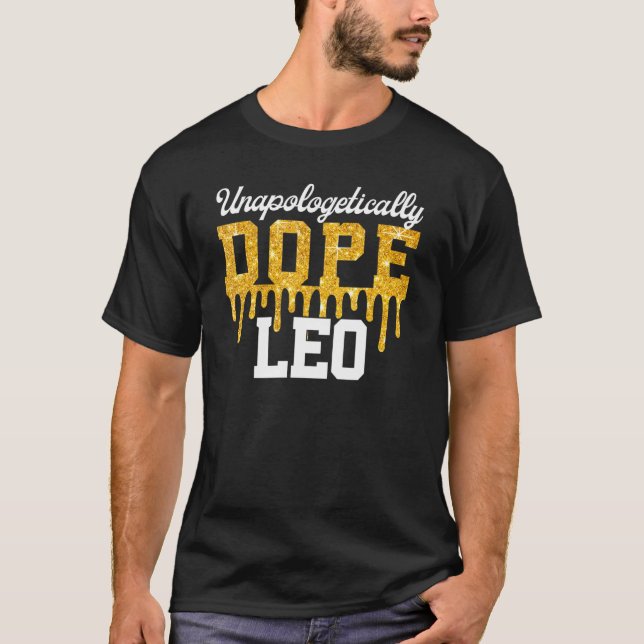 T-shirt Dope Leo Zodiac Afrique Anniversaire Horoscope Lov (Devant)
