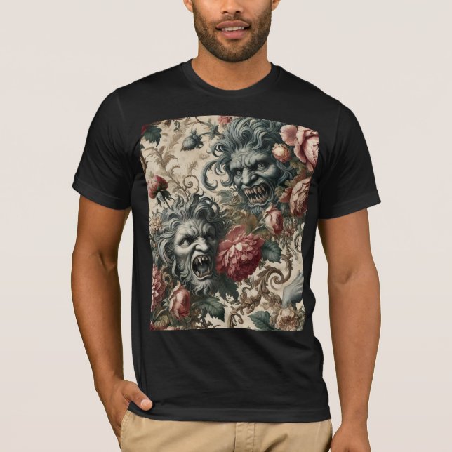 T-shirt Doppelganger Malevolence – Gothic Wearable Art (Devant)