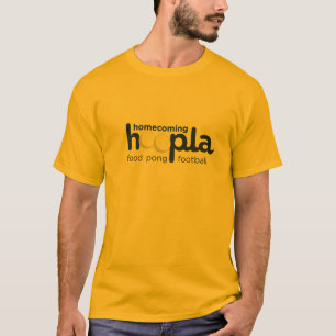 T-shirt d'or de battage