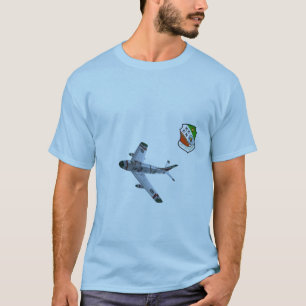 T-shirt d'or de sabre de la couronne F-86