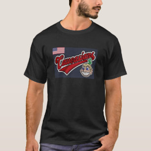 T-shirt d'origine caucasienne USA