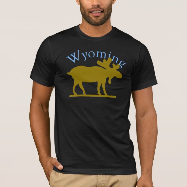 T-shirt d'orignaux du Wyoming (Devant)